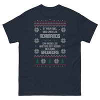 Thumbnail for T-shirt Normands marine - Nos sauveurs à Noël