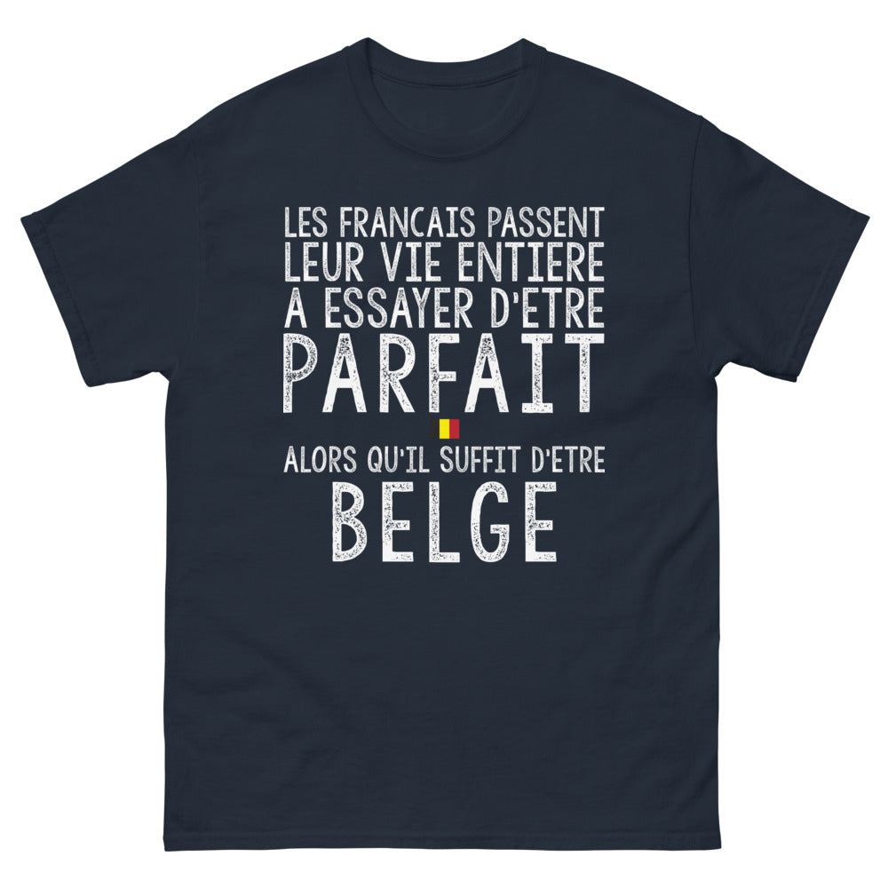 T-shirt Belge marine - Parfaitement Imparfait