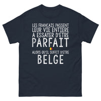 Thumbnail for T-shirt Belge marine - Parfaitement Imparfait