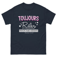Thumbnail for T-shirt Aide-soignante marine - Toujours râler avec style