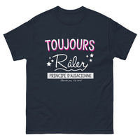 Thumbnail for T-shirt Alsacienne marine - Toujours râler, principe