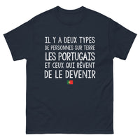 Thumbnail for T-shirt Portugal marine - Il y a deux types de personnes, les Portugais