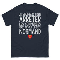 Thumbnail for T-shirt Normand marine - Désolé, je suis Normand