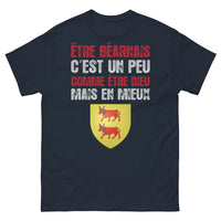 Thumbnail for T-shirt Béarnais marine - Être Béarnais, c'est divin