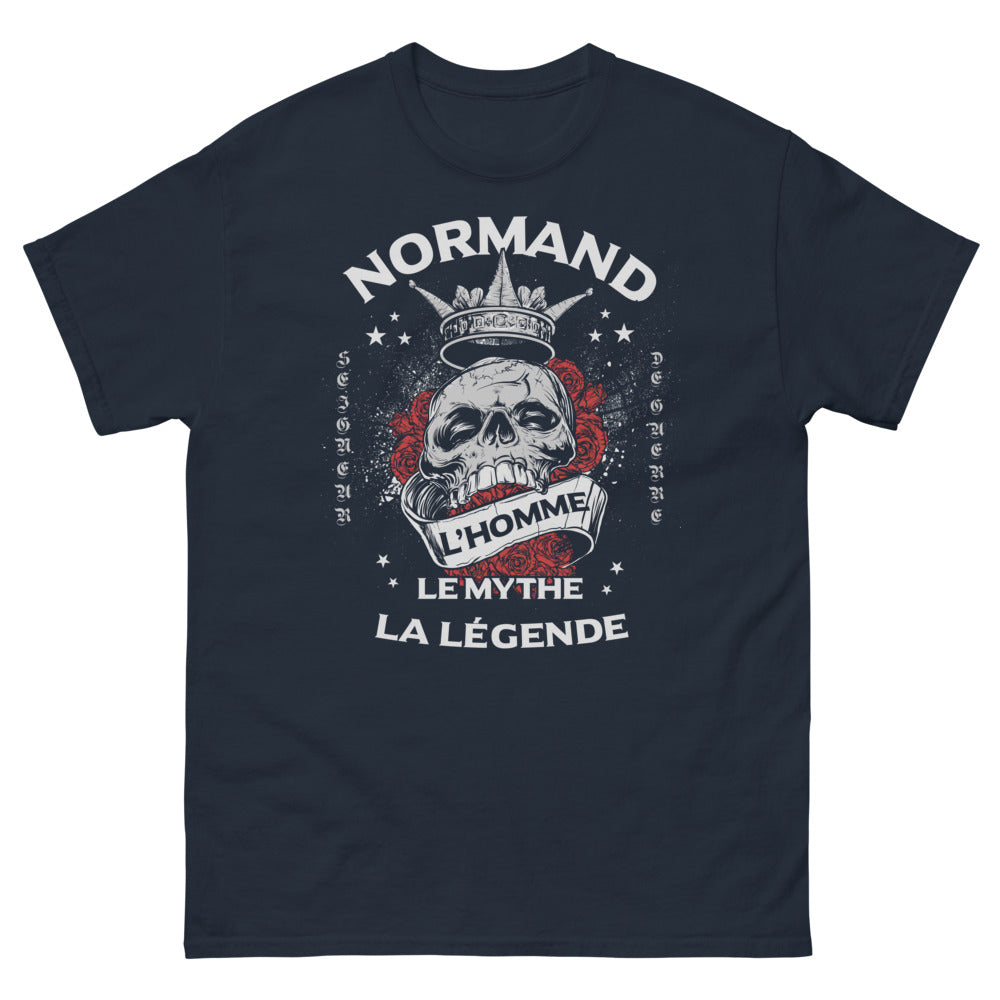 T-shirt Normand marine - L'Homme, le mythe, la légende