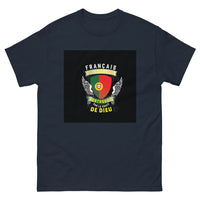 Thumbnail for T-shirt Français/Portugais marine - Français de naissance, Portugais de cœur