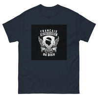 Thumbnail for T-shirt Corse marine - Français de naissance, par la grâce de Dieu