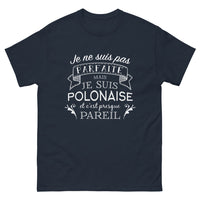 Thumbnail for T-shirt Polonaise marine - Presque parfaite