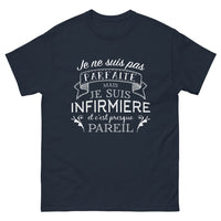 Thumbnail for T-shirt Infirmière marine - Je ne suis pas parfaite