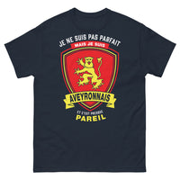 Thumbnail for T-shirt Aveyronnais marine - Je ne suis pas parfait, presque pareil