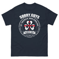 Thumbnail for T-shirt Saint-Patrick marine - 'Sorry Guys, St. Patrick Was English'