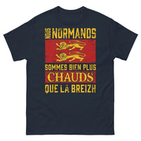 Thumbnail for T-shirt Normands marine - Plus chauds que les Bretons