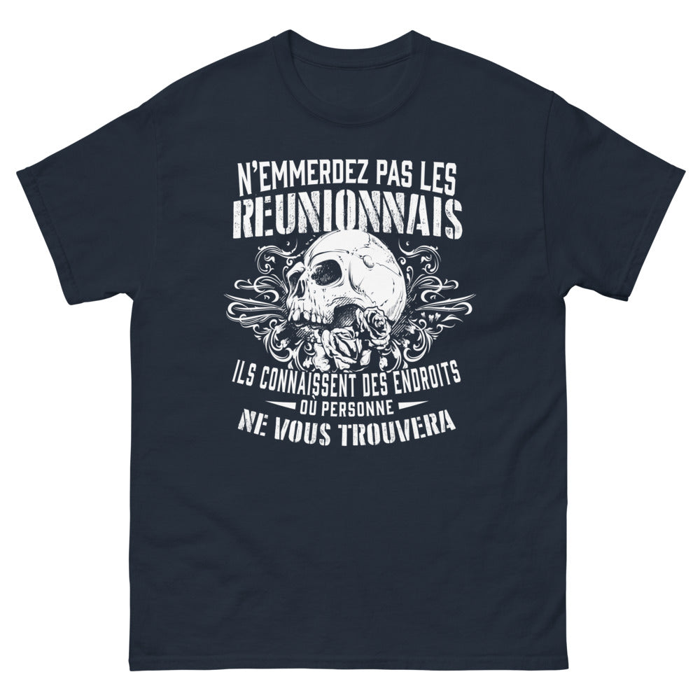 T-shirt Réunionnais marine - Secrets bien gardés