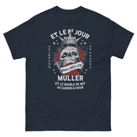 Thumbnail for T-shirt Muller marine - Et le 8e jour, Dieu créa les Muller