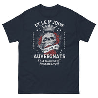 Thumbnail for T-shirt Auvergnats marine - Et le 8ème jour, Dieu créa les Auvergnats