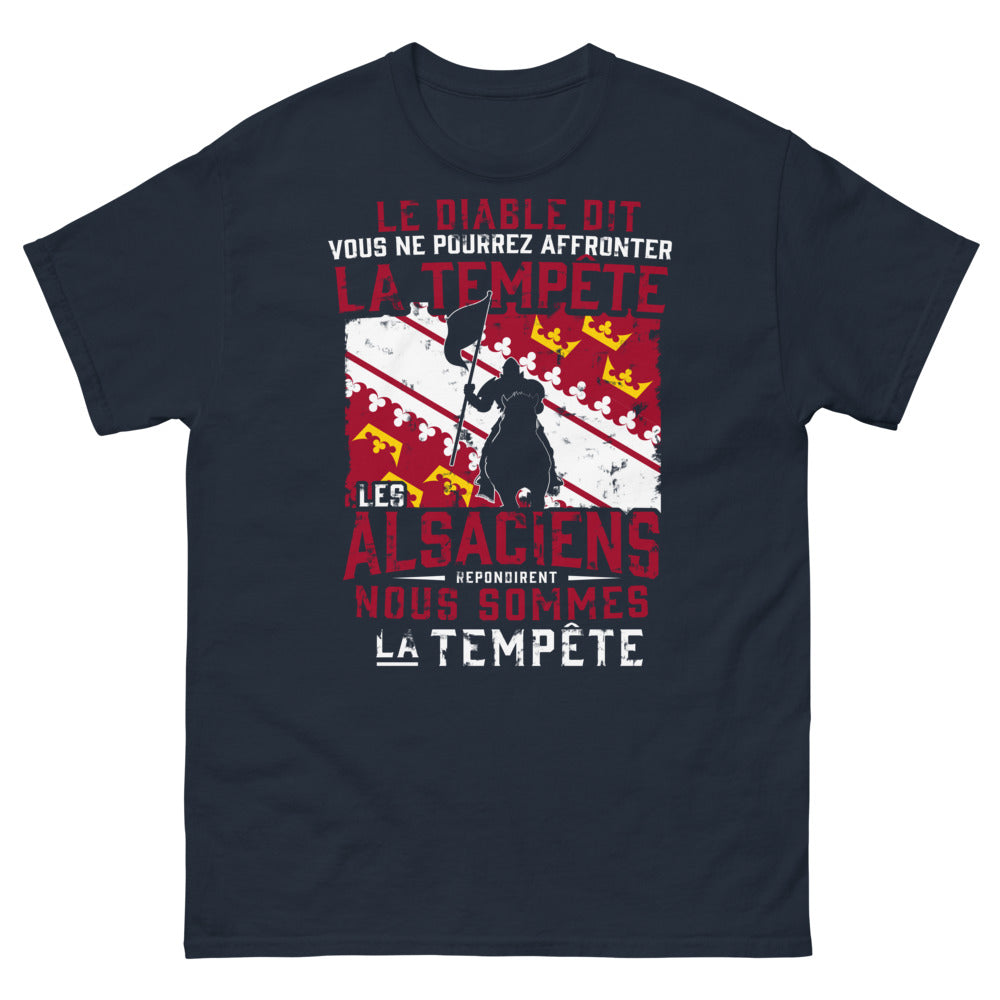 T-shirt Alsace marine - Répondez à la tempête