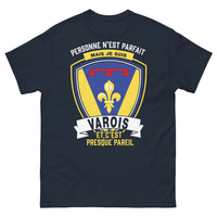 Thumbnail for T-shirt Varois marine - Personne n'est parfait, mais je suis Varois