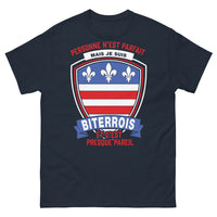 Thumbnail for T-shirt Biterrois marine - personne n'est parfait, mais je suis de Béziers