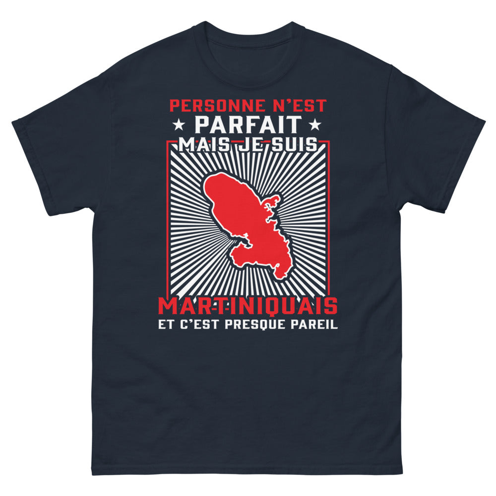 T-shirt Martiniquais marine - Personne n'est parfait