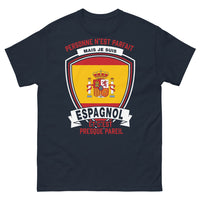 Thumbnail for T-shirt Espagne marine - Presque parfait : je suis espagnol