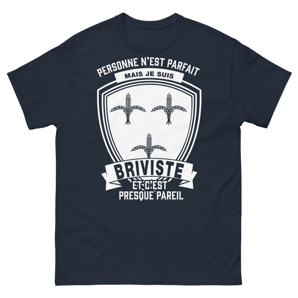 T-shirt Briviste marine - Personne n'est parfait, je suis Briviste