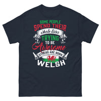 Thumbnail for T-shirt Pays de Galles marine - Born to be Welsh