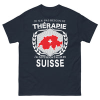 Thumbnail for T-shirt Suisse marine - Besoin d'aller en Suisse