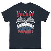 Thumbnail for T-shirt Soldat marine - Je suis soldat, quel est ton super-pouvoir ?