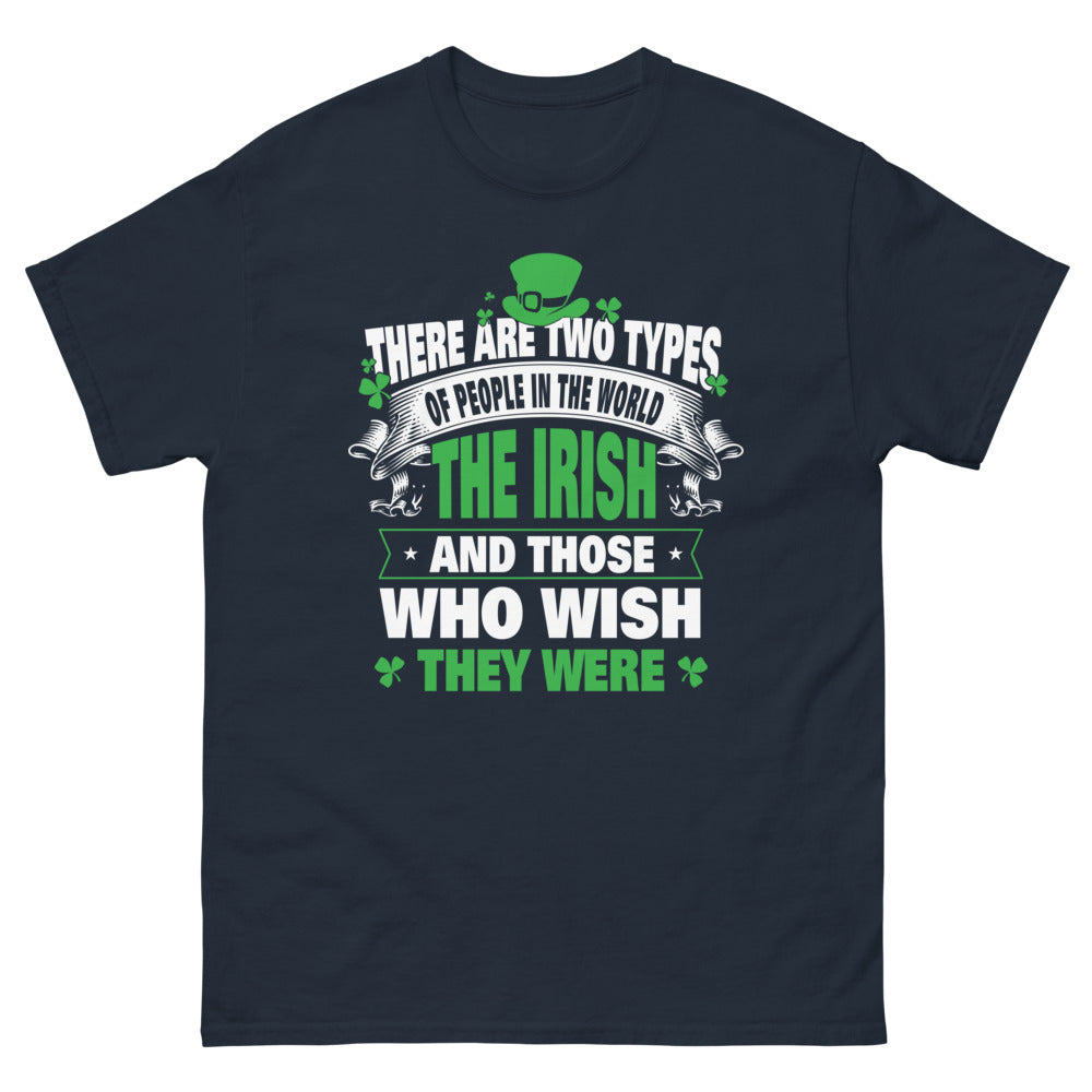 T-shirt Two Types of People marine - texte humoristique, conversation