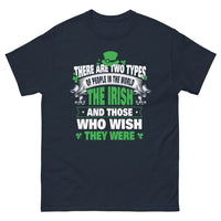 Thumbnail for T-shirt Two Types of People marine - texte humoristique, conversation