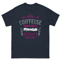 Thumbnail for T-shirt Coiffeuse parfaite marine - Je suis juste une coiffeuse parfaite