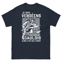 Thumbnail for T-shirt Vendée marine - Je suis Vendéen ascendant Gaulois