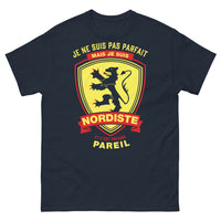 Thumbnail for T-shirt Nordiste marine - Je ne suis pas parfait mais Nordiste c'est presque pareil