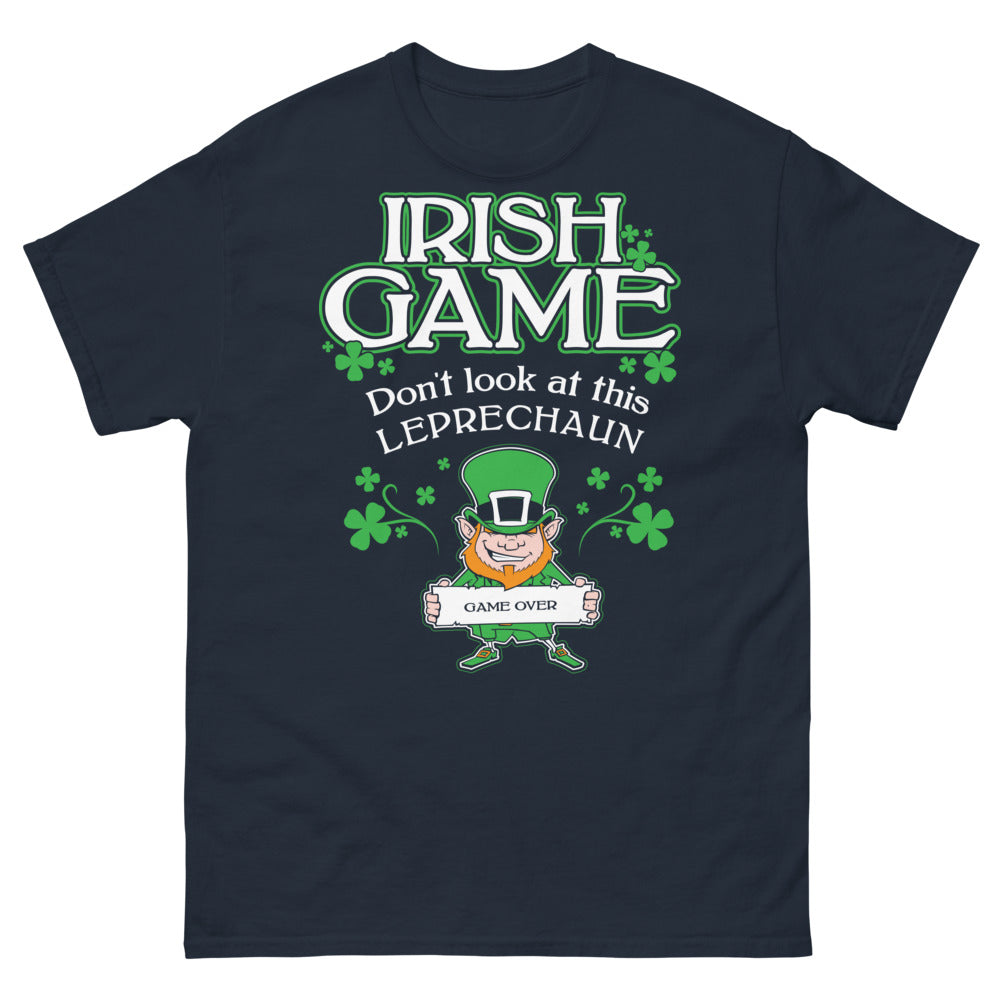 T-shirt Irlande marine - Leprechaun Game Over