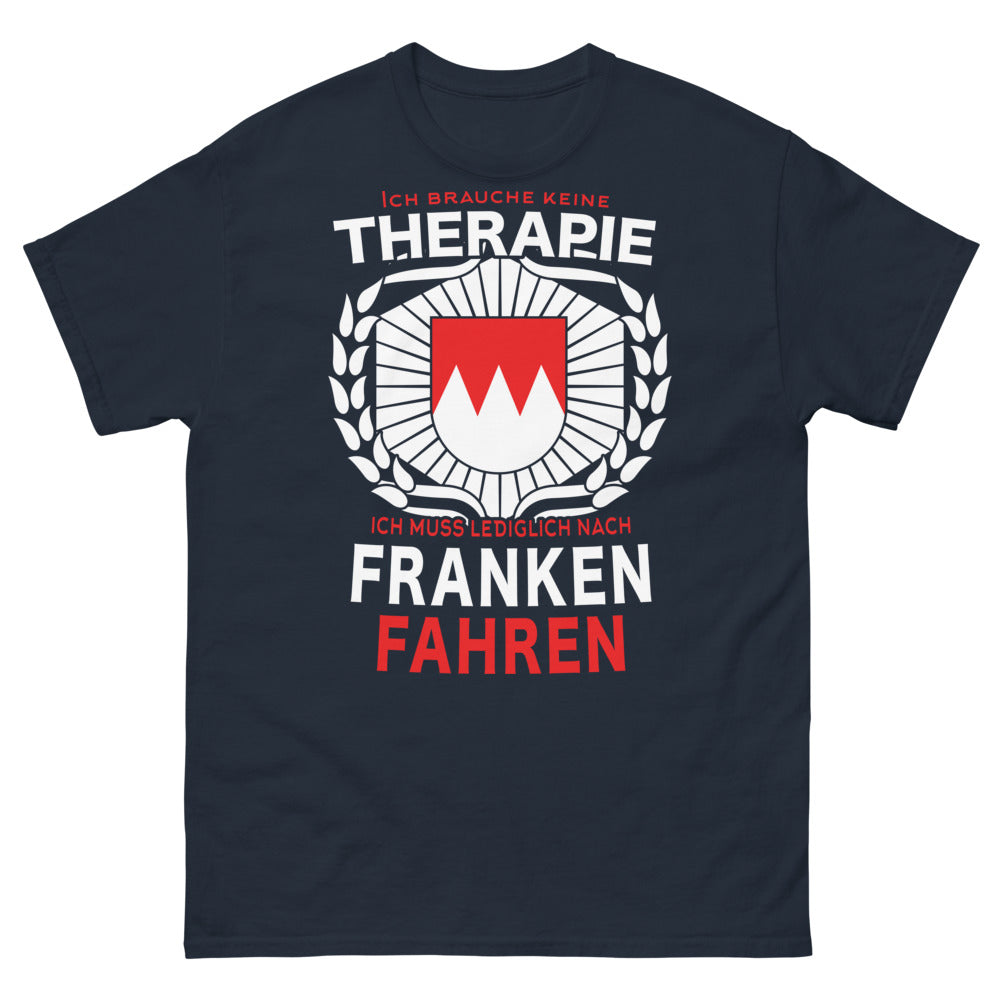 T-shirt Franken marine - Ich muss lediglich nach Franken fahren