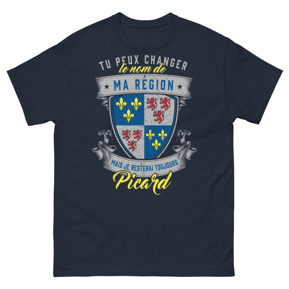 T-shirt Picard marine - Fier de mes racines