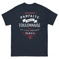 Thumbnail for T-shirt Toulonnaise marine - Je ne suis pas parfaite mais Toulonnaise