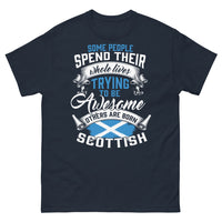 Thumbnail for T-shirt Écosse marine - Proudly Scottish, Born Awesome