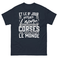 Thumbnail for T-shirt Corse marine - Et le 8e jour, Dieu créa l'apéro