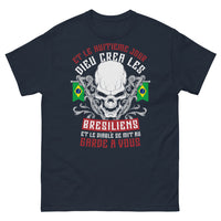 Thumbnail for T-shirt Brésilien marine - Et le huitième jour, Dieu créa les Brésiliens