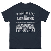 Thumbnail for T-shirt Lorrain marine - N'emmerdez pas les Lorrains