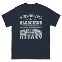 Thumbnail for T-shirt Alsace marine - N'emmerdez pas les Alsaciens