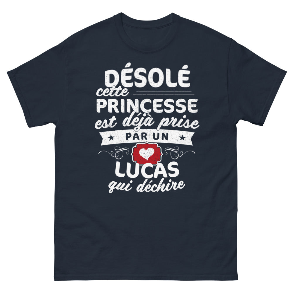 T-shirt princesse marine - Déjà prise par un Lucas incroyable