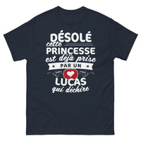 Thumbnail for T-shirt princesse marine - Déjà prise par un Lucas incroyable
