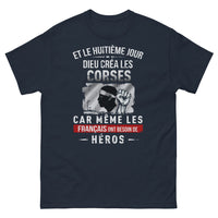 Thumbnail for T-shirt Corse marine - Et le huitième jour, Dieu créa les Corses