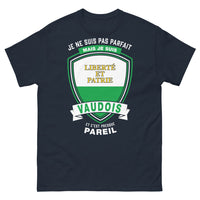 Thumbnail for T-shirt Vaudois marine - Liberté et patrie vaudois