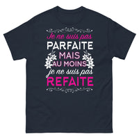 Thumbnail for T-shirt Je ne suis pas parfaite marine - Je ne suis pas parfaite, humour et autodérision