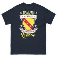 Thumbnail for T-shirt Lorrain marine - Tu peux changer le nom de ma région