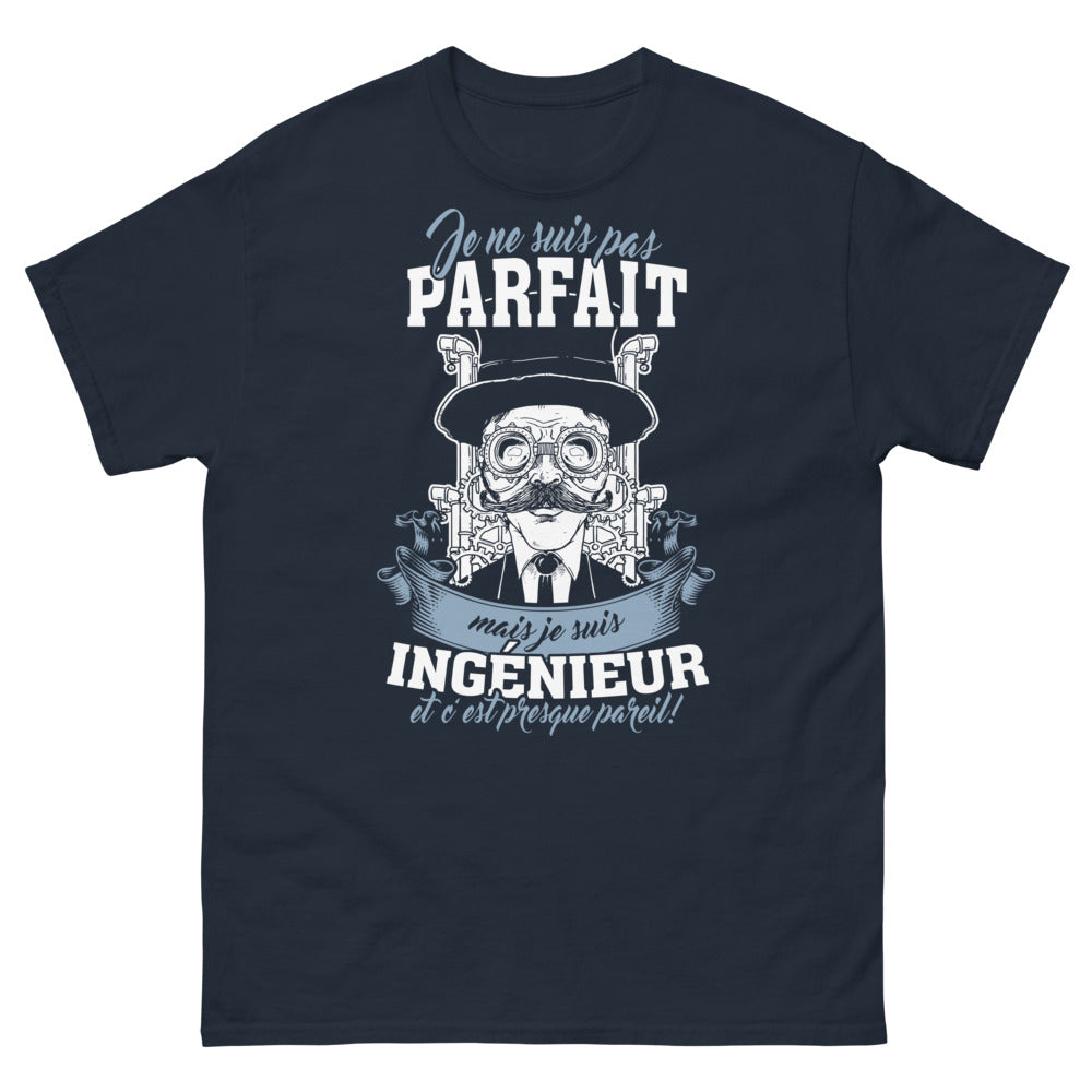 T-shirt Ingénieur marine - Je ne suis pas parfait mais je suis ingénieur