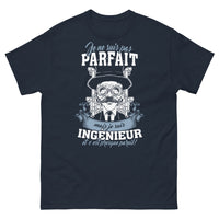 Thumbnail for T-shirt Ingénieur marine - Je ne suis pas parfait mais je suis ingénieur